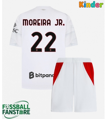 AC Milan Diego Moreira #22 Replik Auswärtstrikot Kinder 2026-27 Kurzarm (+ Kurze Hosen)